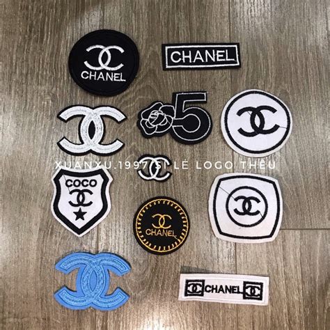 large chanel iron on patch|Chanel embroidered patches.